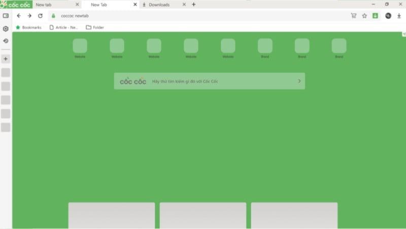 Layout của quảng cáo Skin