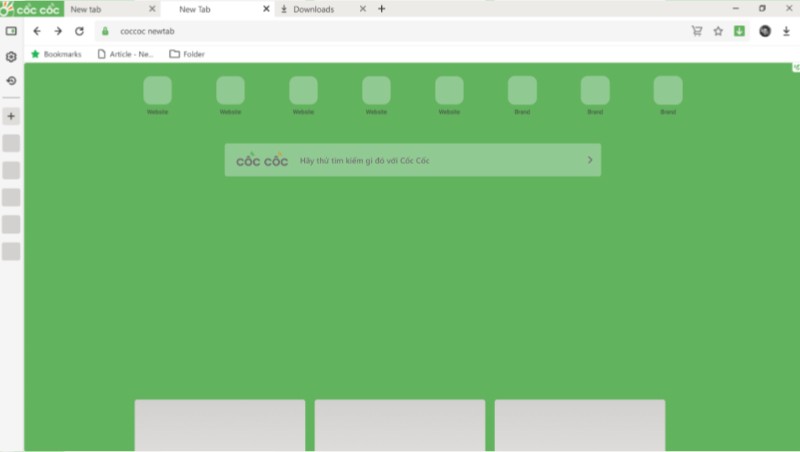 Layout của quảng cáo Skin