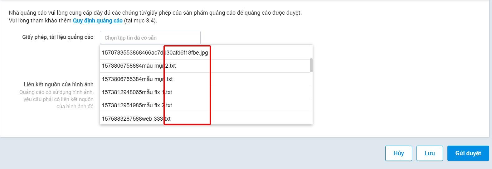 Tải thêm giấy phép yêu cầu