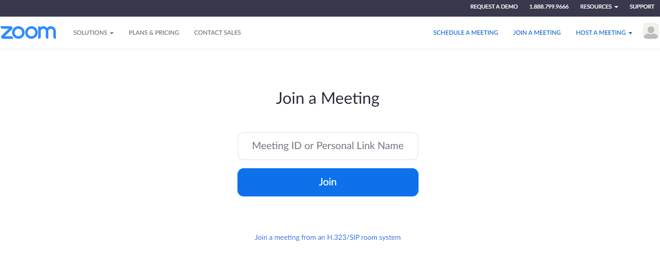 Điền mã cuộc họp trên phần mềm Zoom Meeting