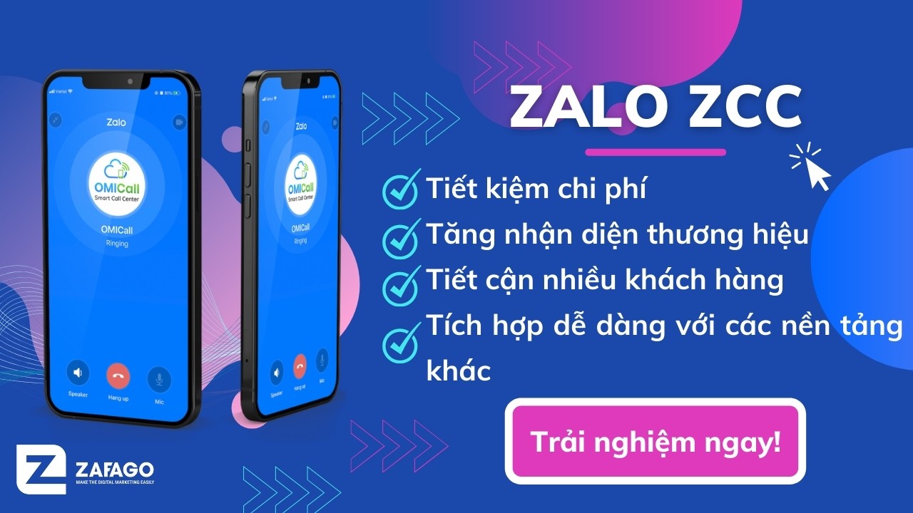 ZCC - Dịch vụ gọi thoại qua tài khoản Zalo OA