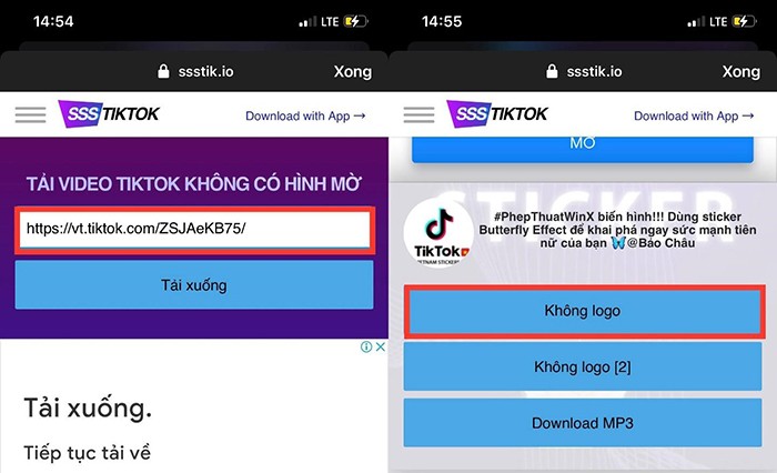 Tải TikTok nhờ vào ứng dụng SSStiktok